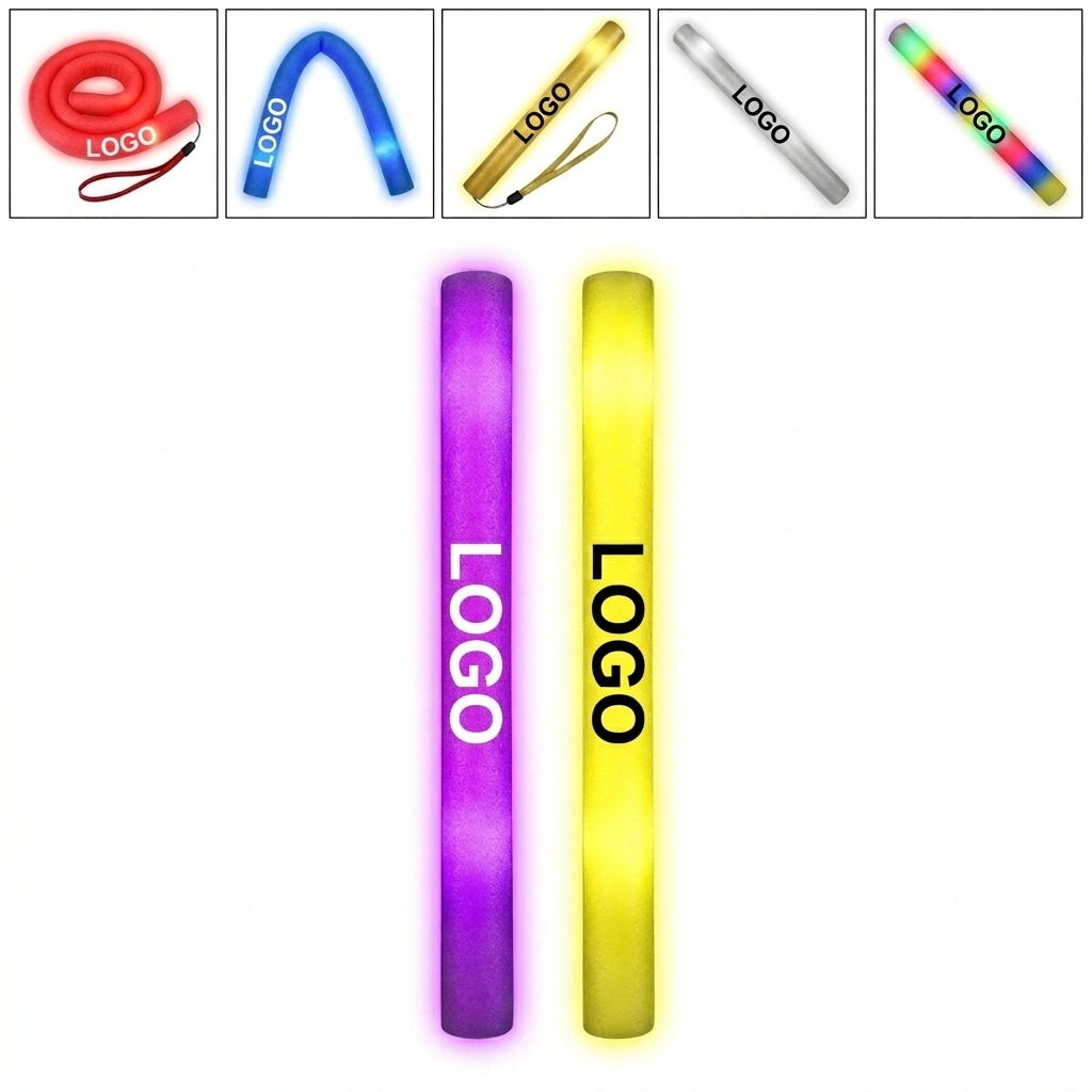 Custom Logo Light Stick with Multiple Flash Patterns for Festivals & Promotions