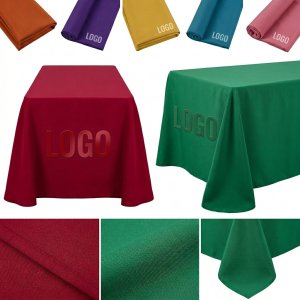 Elegant Drape 6-Foot Polyester Tablecloth in Assorted Colors