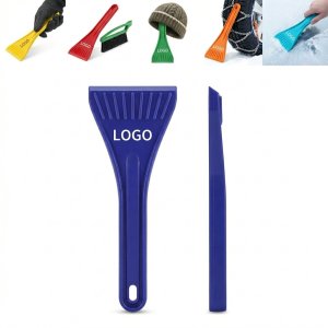 Multi-Color Ergonomic Ice Scraper with Storage Hook