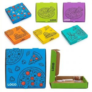 Custom 12" Pizza Box with Vibrant Color or Classic Matte Branding