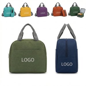 Premium Customizable Insulated Lunch Bag with Foil Lining, Holds 6 Cans