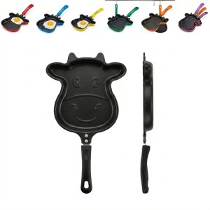 FunBull Cartoon Egg Frying Pan - Multi-Color Non-Stick Stovetop Skillet