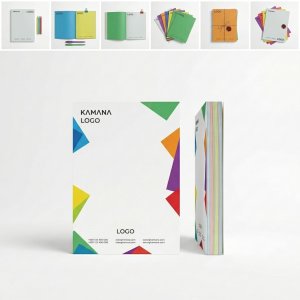 Custom 50-Sheet Tear-Off Notepad with Durable Binding, 5.5x8.3 Inches